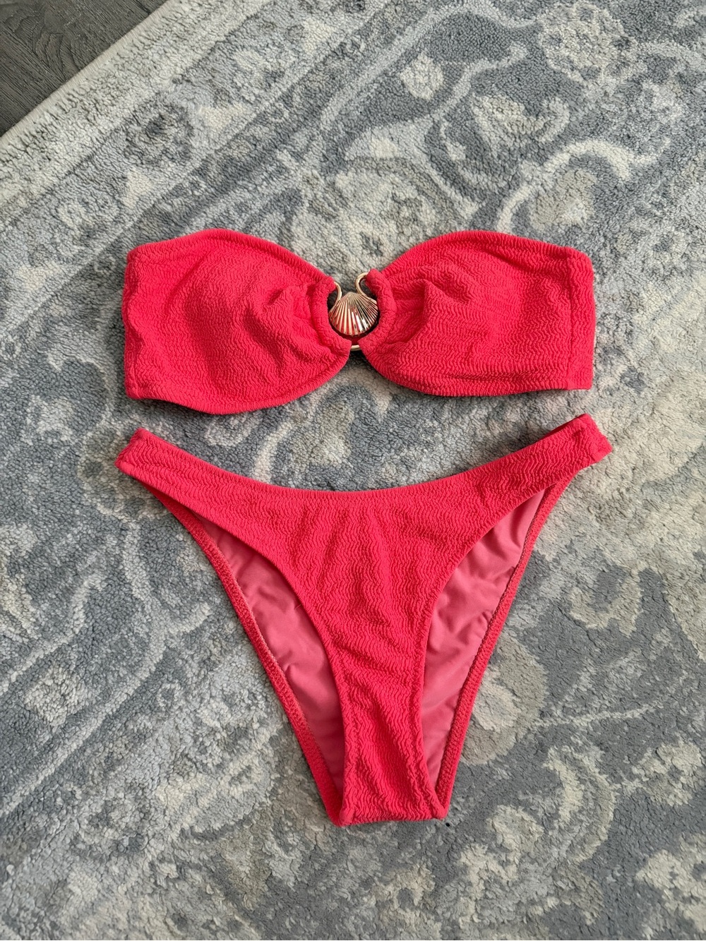 Hot Pink Shell Bikini